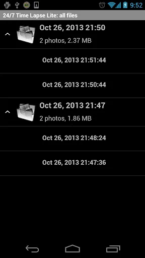 Tangkapan layar 24/7 Time Lapse Lite