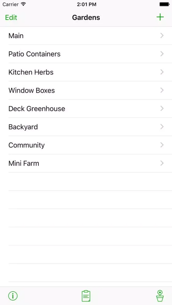 تصاویر Garden Tracker