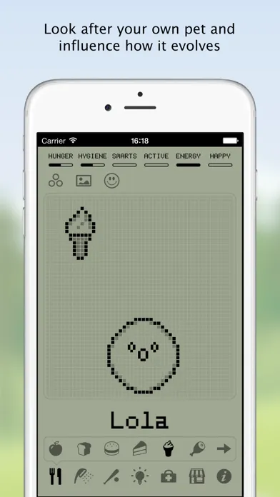 Hatchi - A retro virtual pet Screenshots