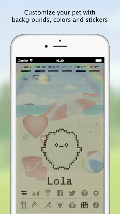 Hatchi - A retro virtual pet Screenshots