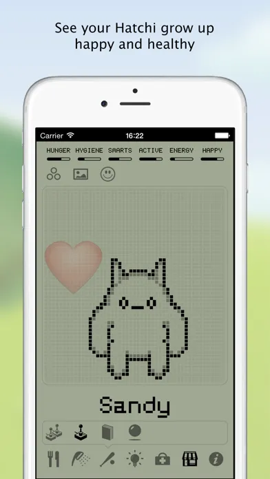 Hatchi - A retro virtual pet Screenshots