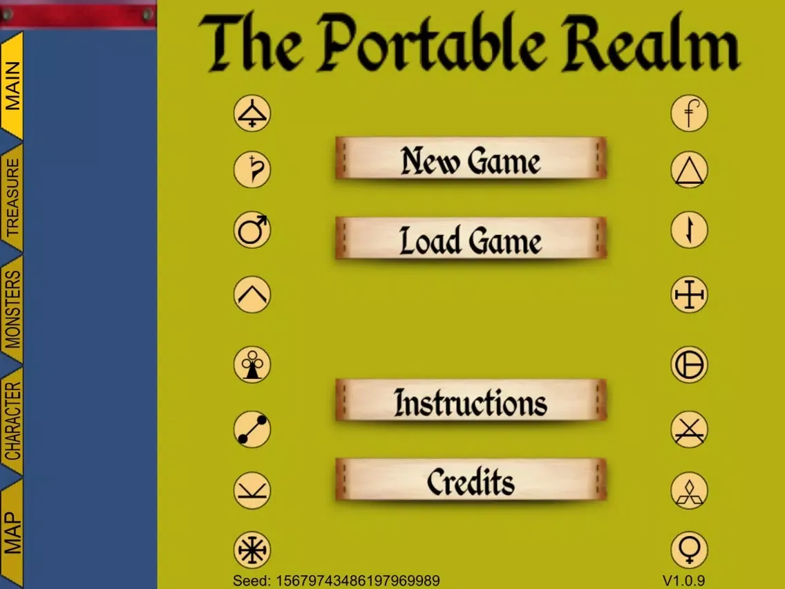 ภาพหน้าจอของ Portable Realm iPad 