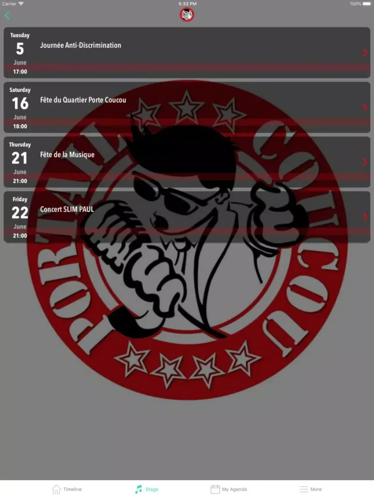 Café Musiques Portail Coucou iPad  Screenshots