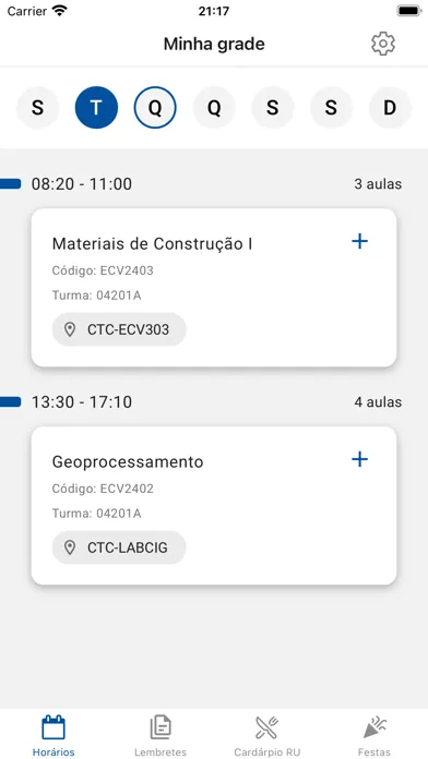 Nossa UFSC應用截圖