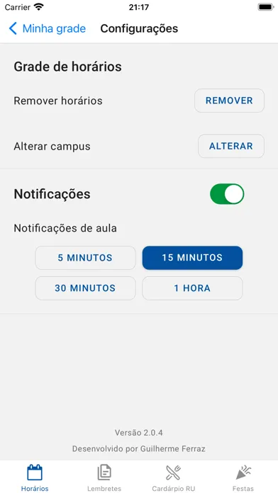 Nossa UFSC應用截圖