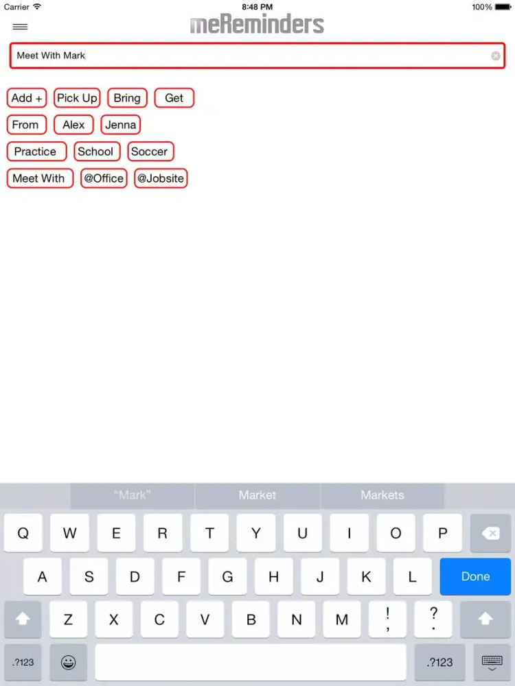 meReminders | New Reminders Tool and List Viewer for Apple Watch iPad  Ekran Görüntüleri