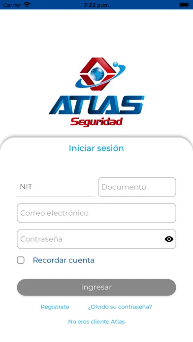 Atlas Seguridad Clientes Screenshots