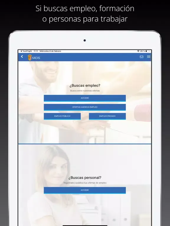 SoMOS EMPLEO / SoMOS EMPREGO iPad 应用截图