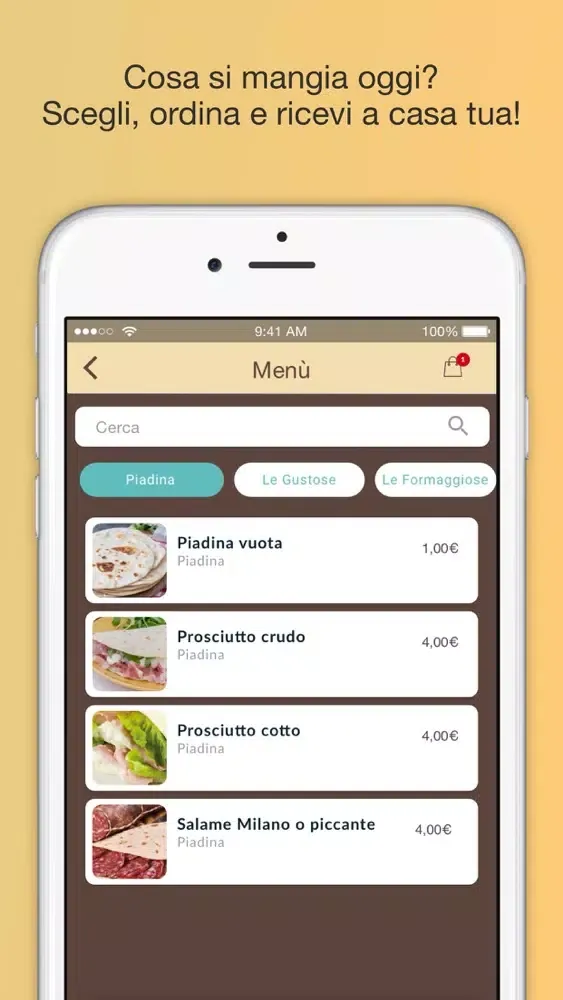 Capturas de pantalla de La Piadina della Baracchina