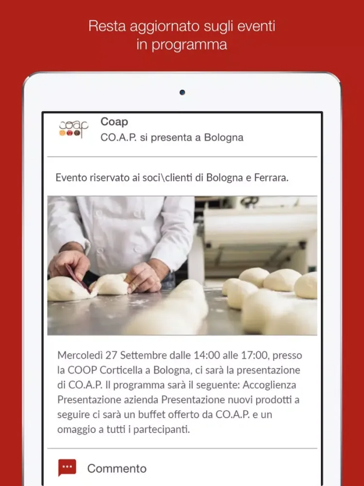 Screenshot di COAP iPad 
