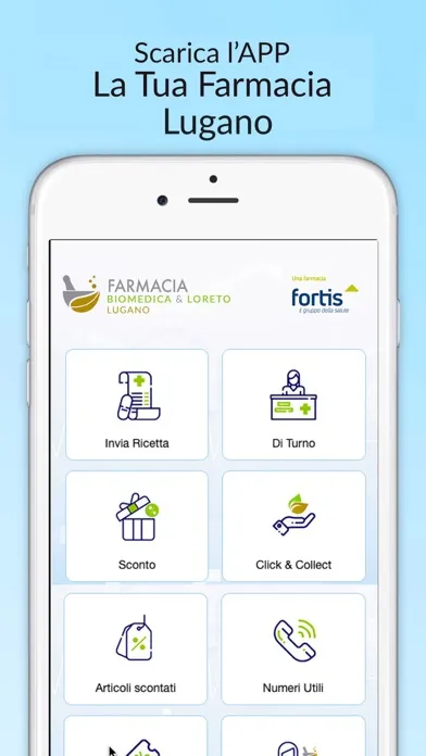 Capturas de tela do La Tua Farmacia Lugano