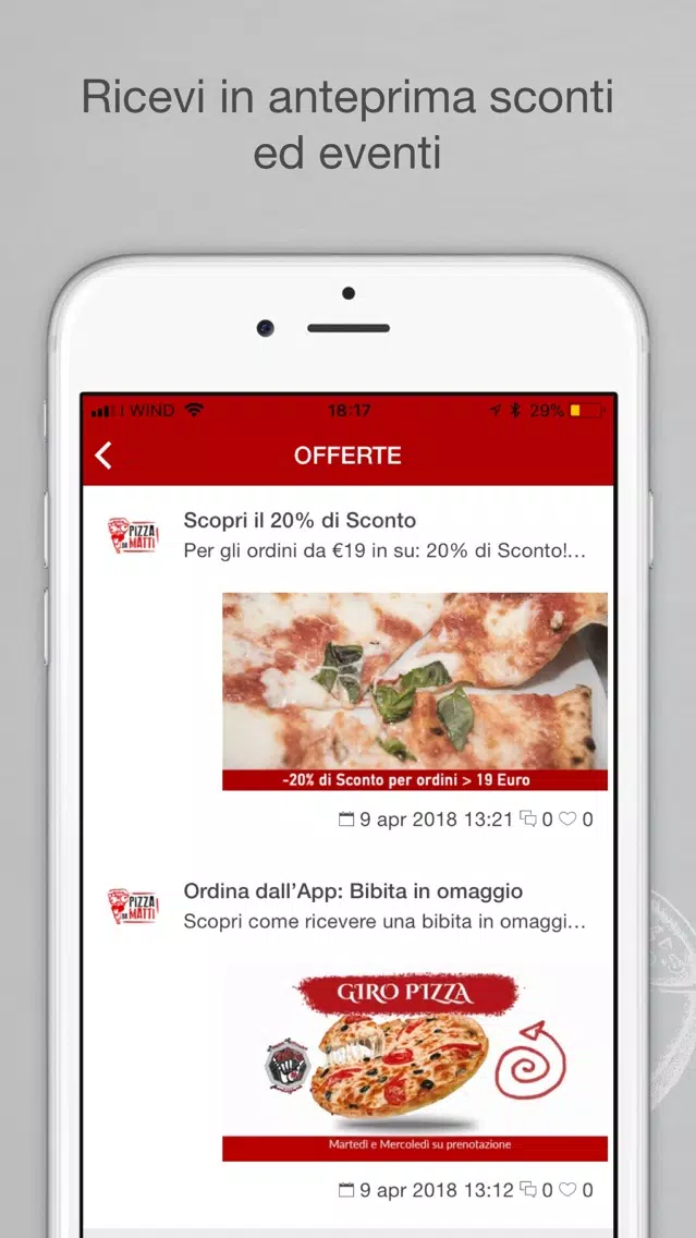 Tangkapan skrin Pizza da Matti
