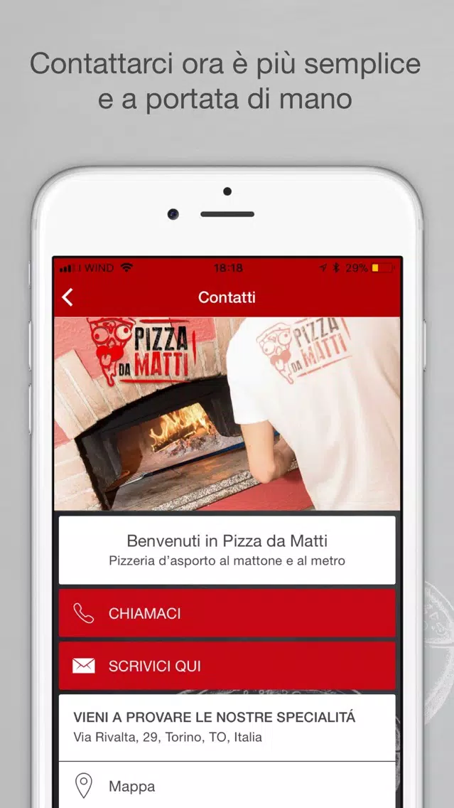 Tangkapan skrin Pizza da Matti