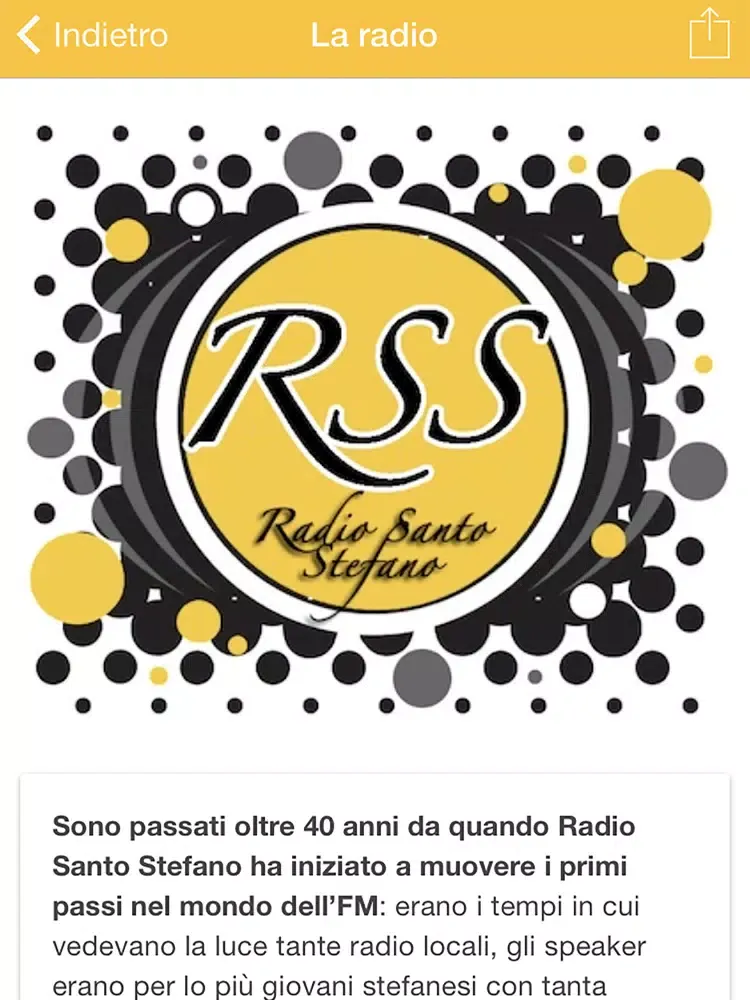 Capturas de pantalla de Radio Santo Stefano iPad 