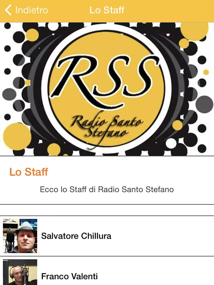 Capturas de pantalla de Radio Santo Stefano iPad 