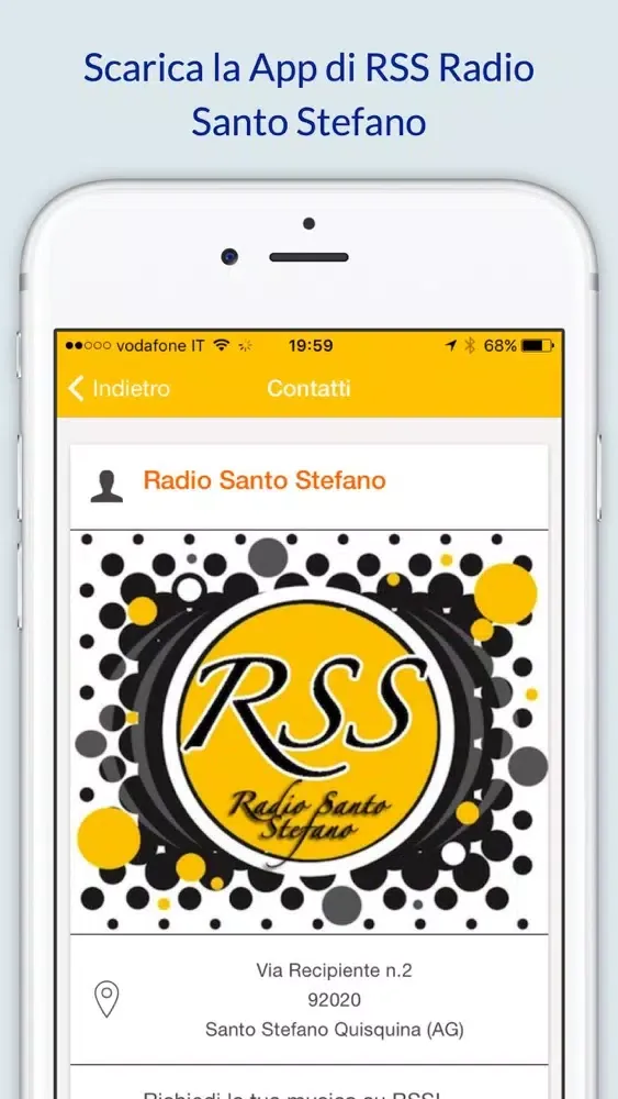 Capturas de pantalla de Radio Santo Stefano