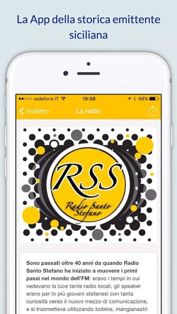 Capturas de pantalla de Radio Santo Stefano