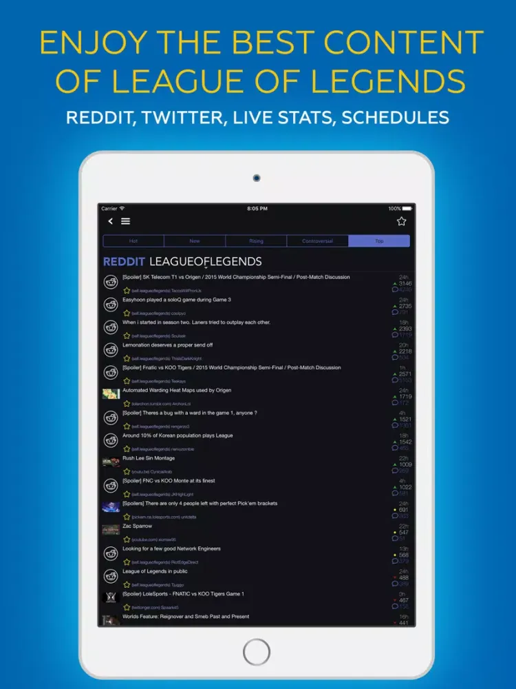 Captures d'écran de LoL in One PRO - portal for League of Legends iPad 