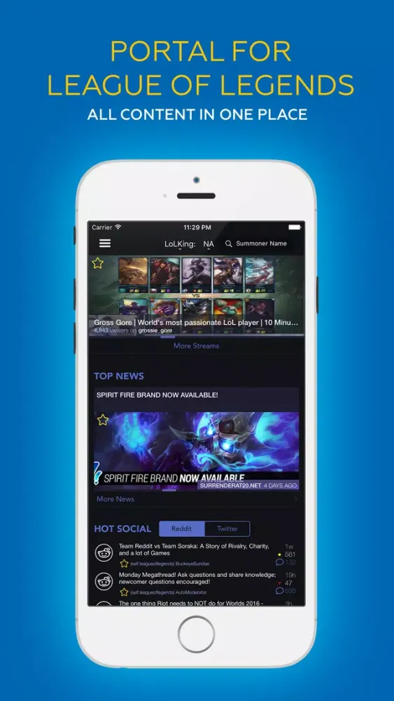 Captures d'écran de LoL in One PRO - portal for League of Legends