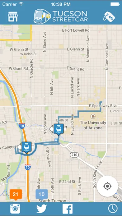 Screenshot di Tucson Streetcar