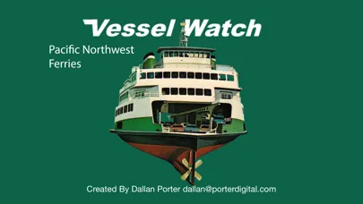 Captures d'écran de Vessel Watch - Pacific Northwest Ferries