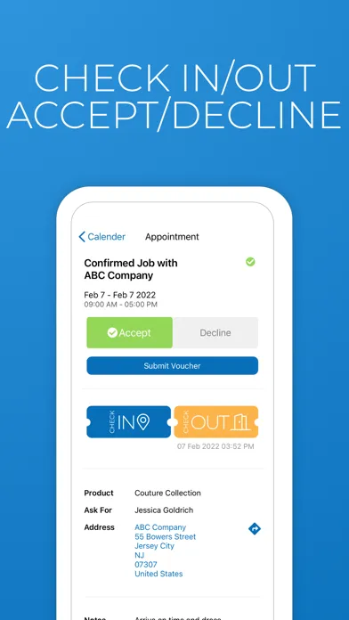 Portfoliopad Talent App Ekran Görüntüleri