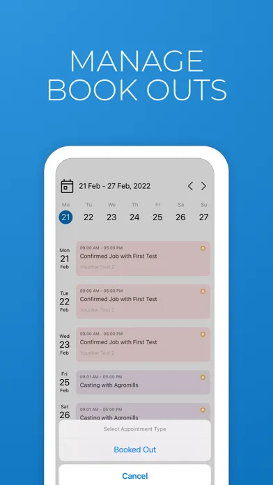 Portfoliopad Talent App Ekran Görüntüleri