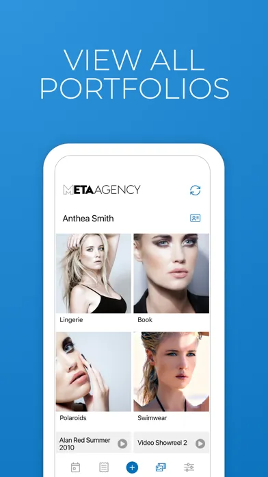 Portfoliopad Talent App Ekran Görüntüleri