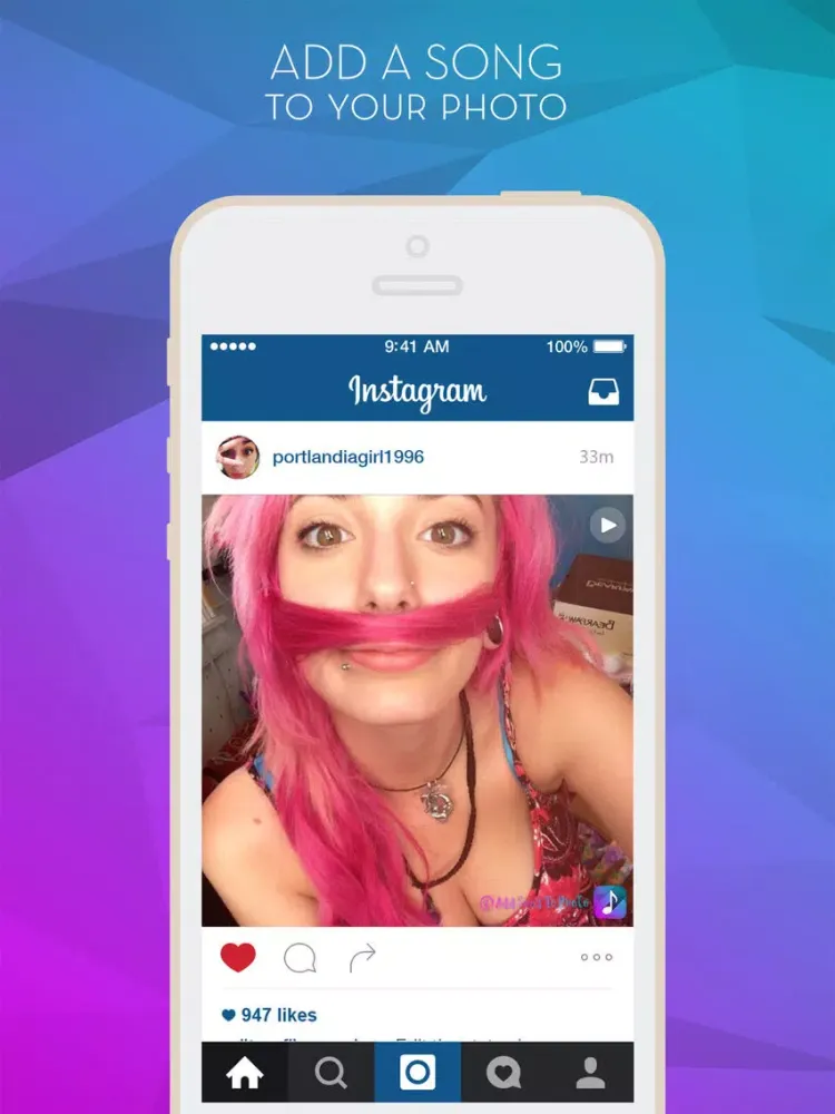 Screenshot di Add Song to Photo (Instagram Edition) iPad 