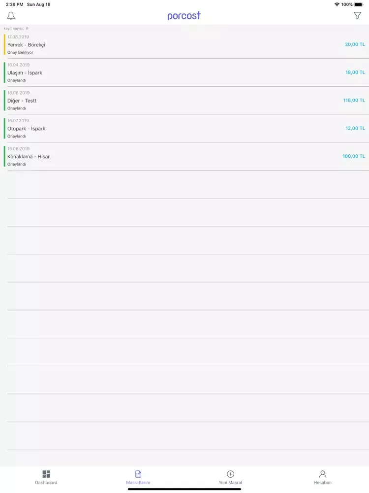 Скриншоты porcost iPad 