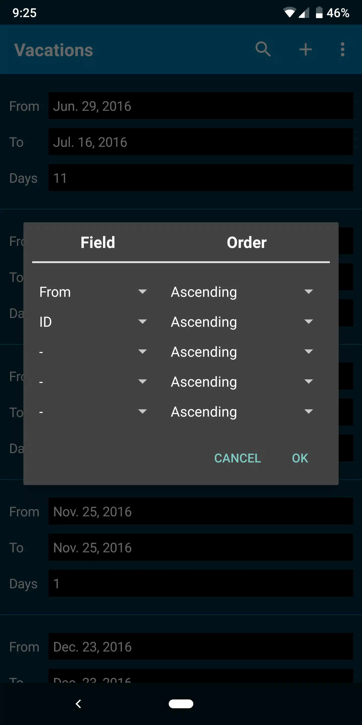 PortoDB Database Screenshots