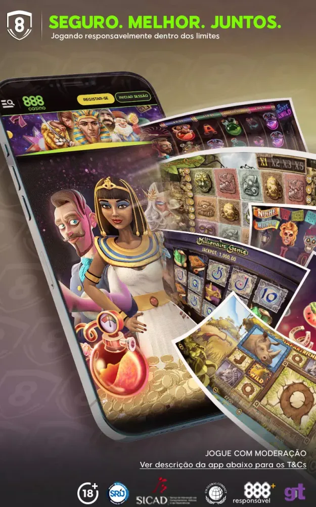 Tangkapan layar 888 Casino Portugal - Jogos