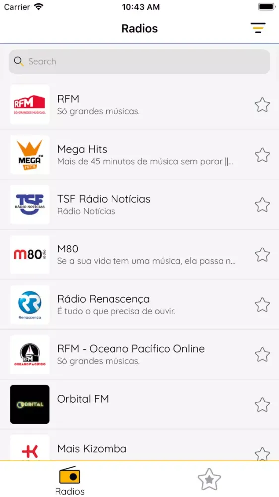 Rádio Português應用截圖