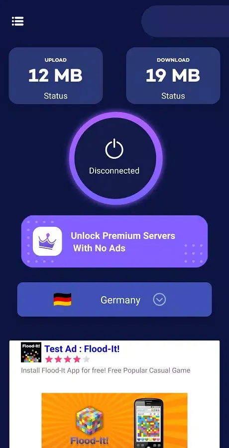 Capturas de pantalla de PortVPN Pro