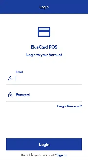 BlueCard POS应用截图