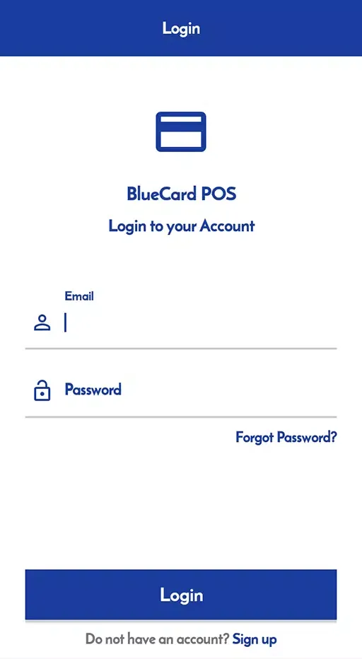 BlueCard POS应用截图