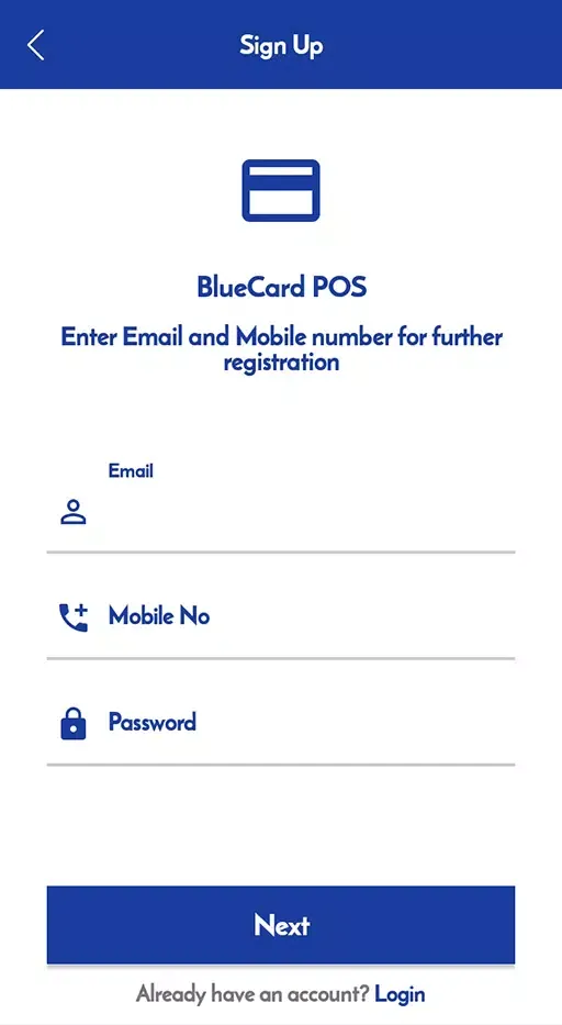 BlueCard POS应用截图