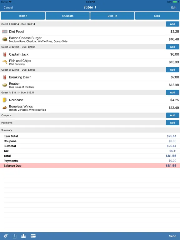 صور TableSide iPad 