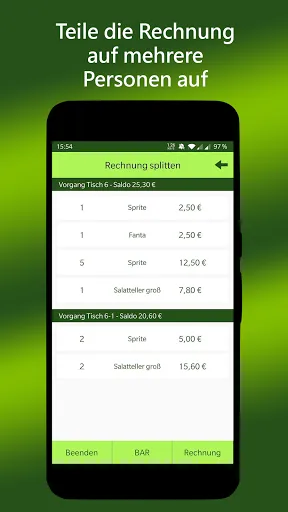 PosBill Mobile - mobile Erweit Screenshots