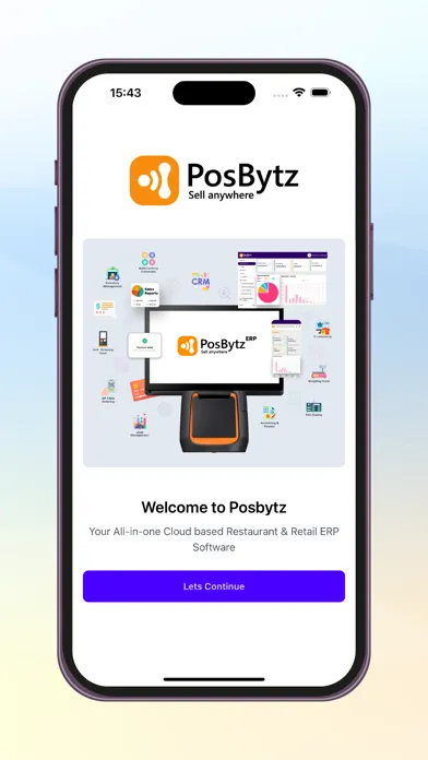 Capturas de pantalla de PosBytz Merchant