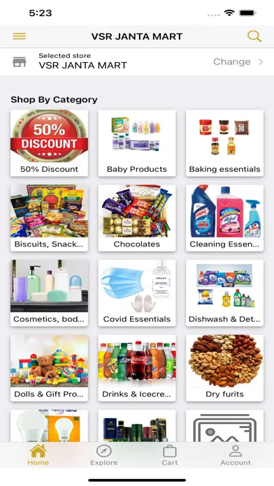 Capturas de tela do VSR JANTA MART