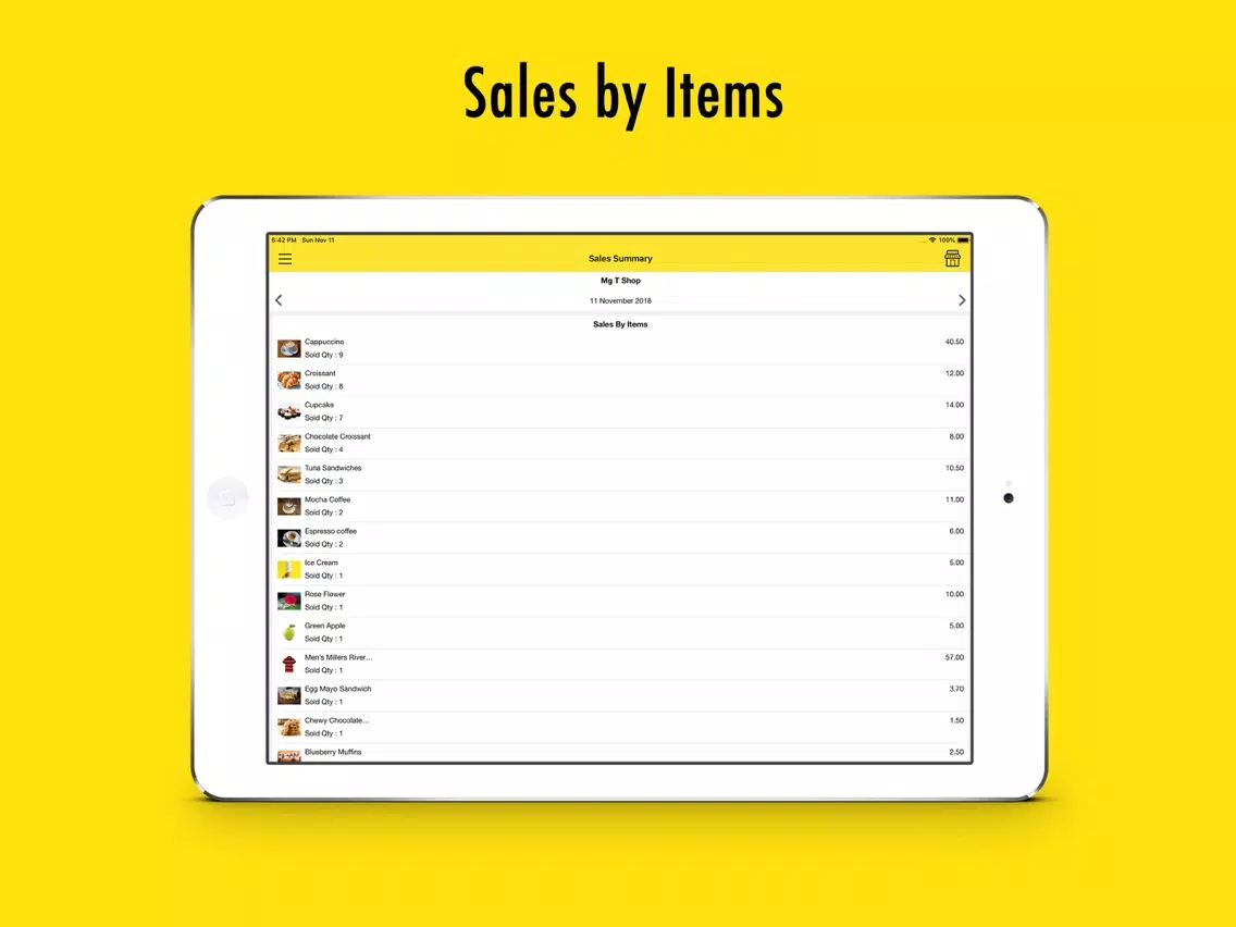 POS Days Analytics iPad  स्क्रीनशॉट