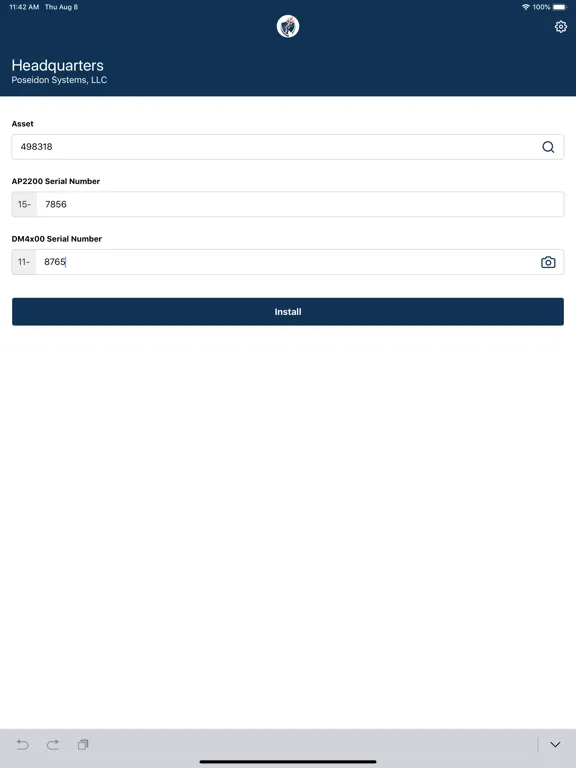 Capturas de tela do Poseidon Installer iPad 