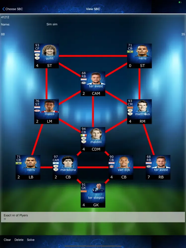 FUT SBC Wizard iPad  स्क्रीनशॉट