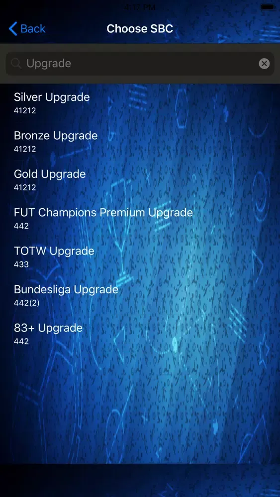 FUT SBC Wizard स्क्रीनशॉट