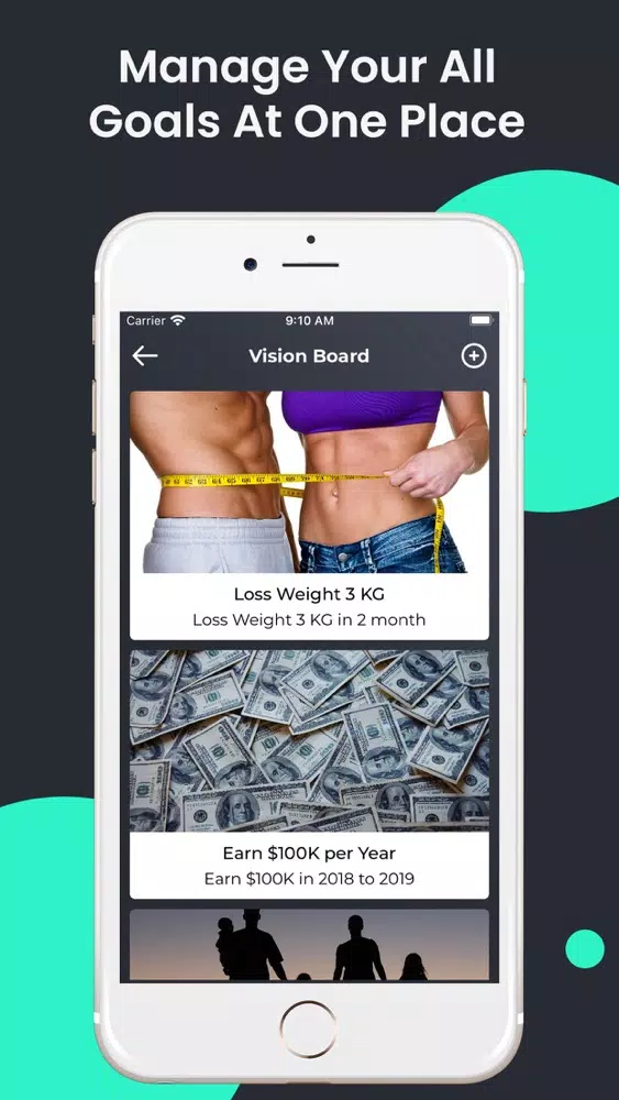 Vision Board Maker Affirmation Screenshots