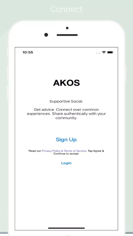 Ảnh chụp màn hình của AKOS Connect