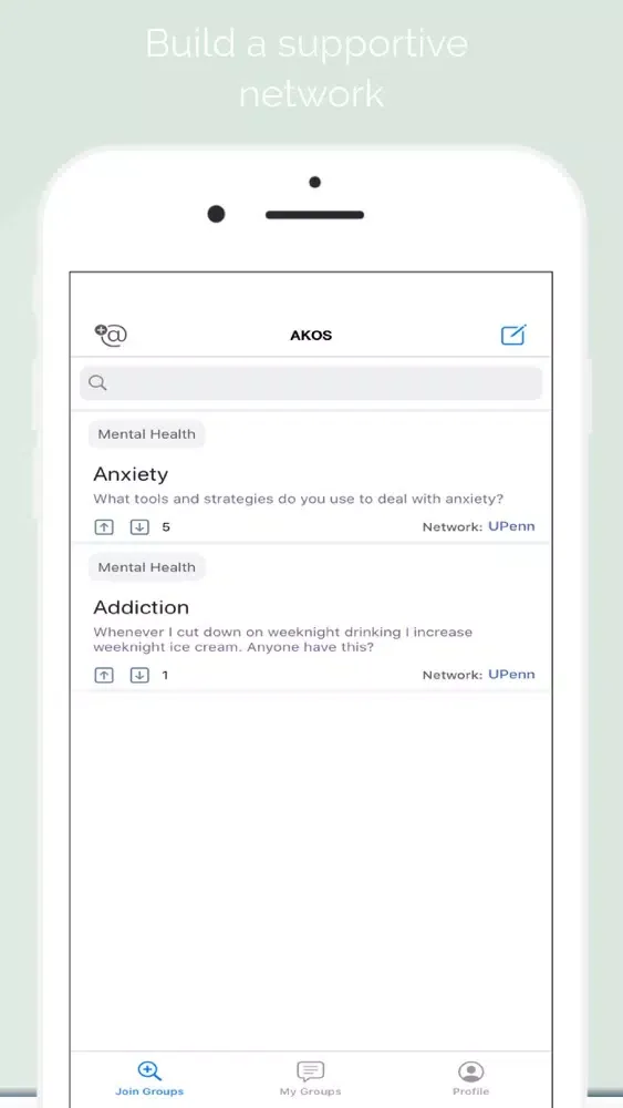 Ảnh chụp màn hình của AKOS Connect