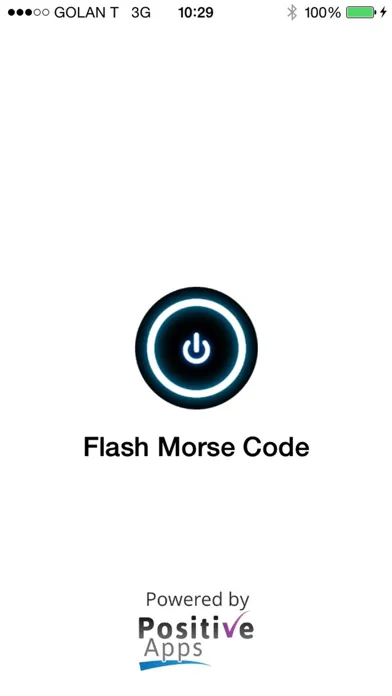 Ảnh chụp màn hình của FlashMorseCode