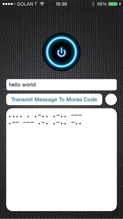 Ảnh chụp màn hình của FlashMorseCode